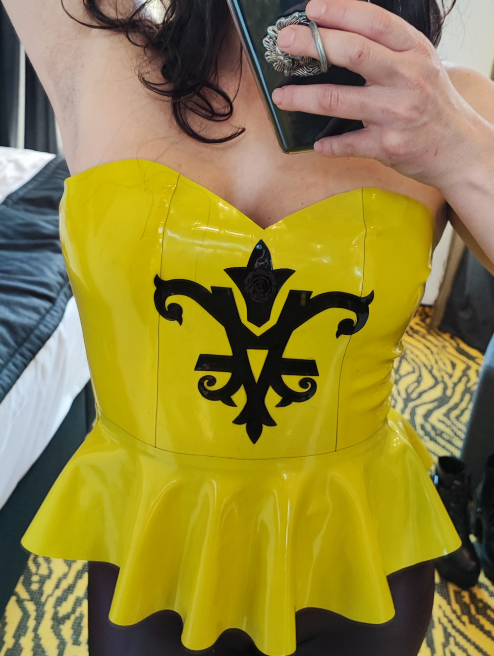 "Jada" Strapless Tube Top with Peplum