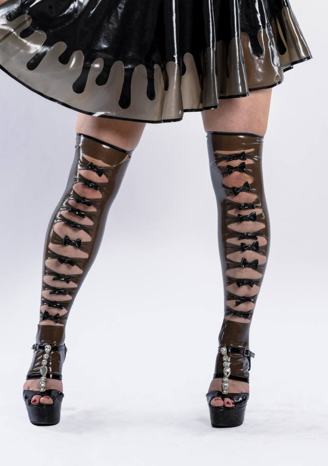 "Lolita" Over-the-knee Stockings with Bows