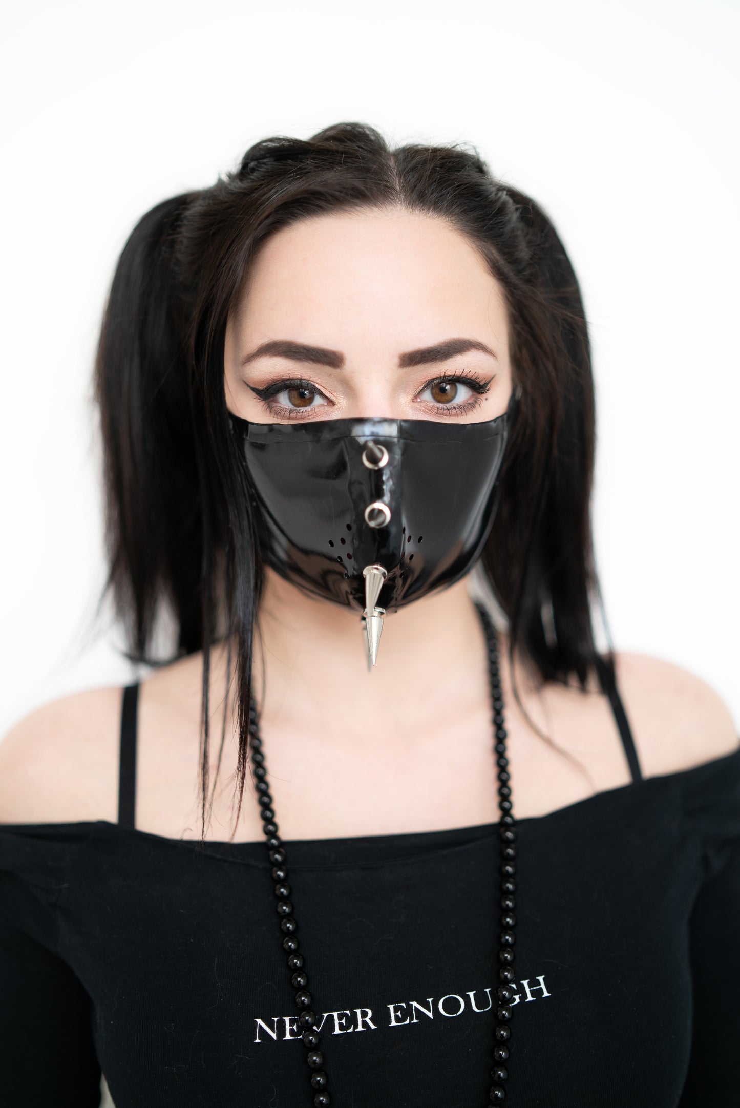 "Brutal Assault" Latex Facemask with Inner Filter