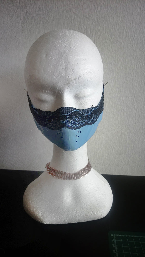 "Lacey" Latex Facemask with Inner Filter