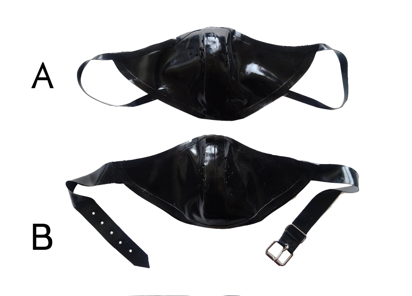 "Lacey" Latex facemask with inner filter